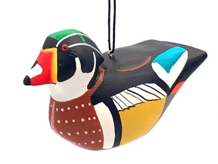 Wood Duck Balsa Ornament For Sale