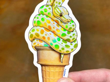 Sssssoft Seeeeerve Python Holographic Sticker Online Sale