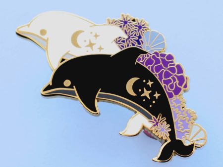 Dolphins Enamel Pin Fashion