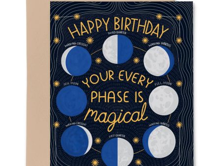 Moon Magic Birthday Card For Sale