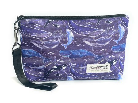 Whale Song Organizer Wristlet For Sale