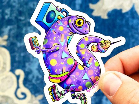 90 s Salamander Vinyl Sticker Discount