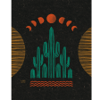 Symmetrical Saguaros Print (8x10) For Cheap