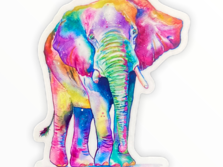 Colorful Elephant Sticker Supply