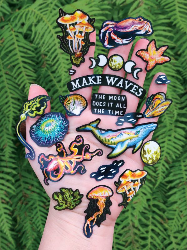 Make Waves Vinyl Sticker Sheet Fashion