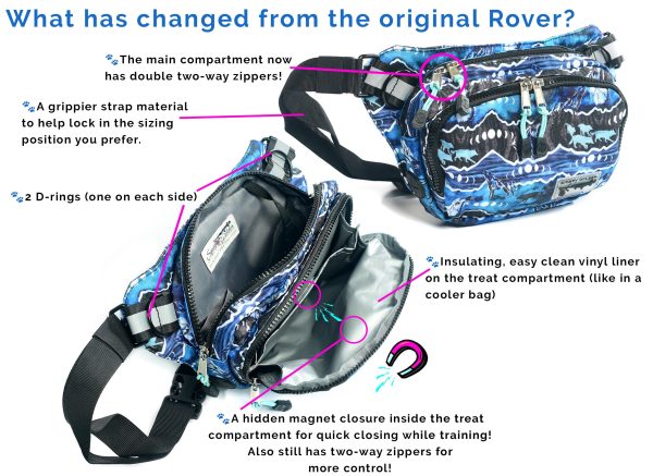 Midnight Black Rover Hip Pack 2.0 Online Sale