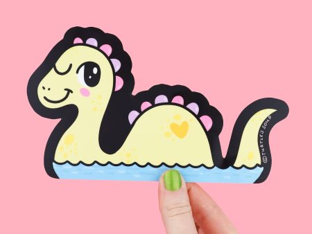 Nessie Loch Ness Monster Peek-A-Boo Vinyl Sticker For Cheap