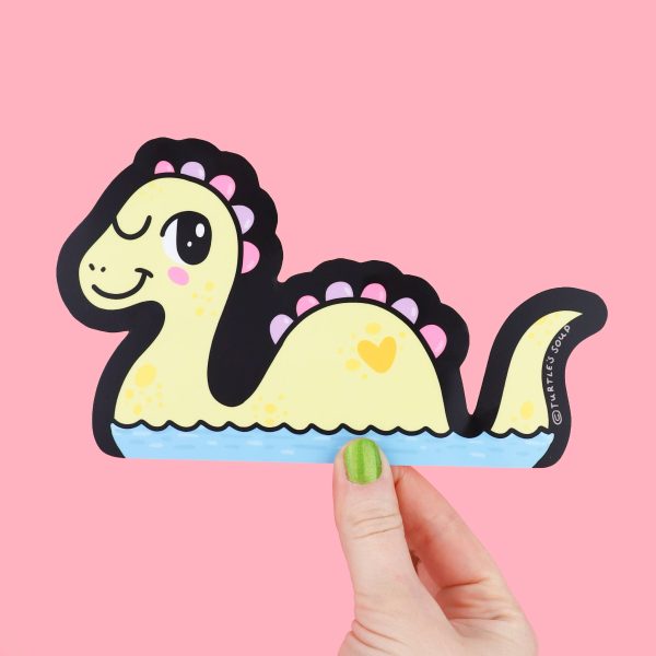 Nessie Loch Ness Monster Peek-A-Boo Vinyl Sticker For Cheap