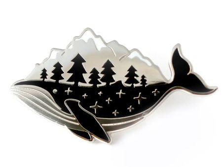 Silver Whale-derness Pin Discount