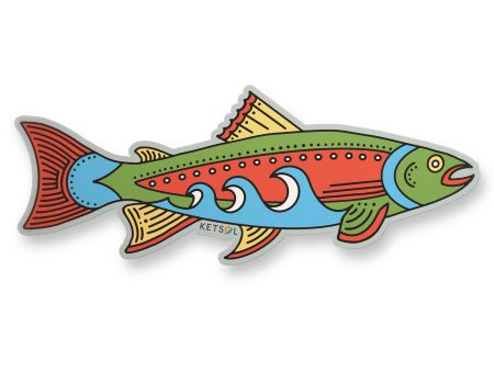 Rainbow Trout Large Sticker Online now