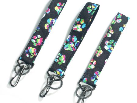 Stay Pawsitive Wristlet Key Fob Online now